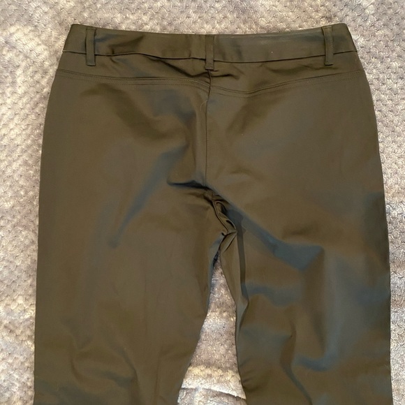 Super cool NWT Express black satin pant with clear bead pattern sz7/8 - Picture 8 of 10